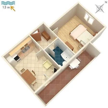 Razanj 4253b Apartment *